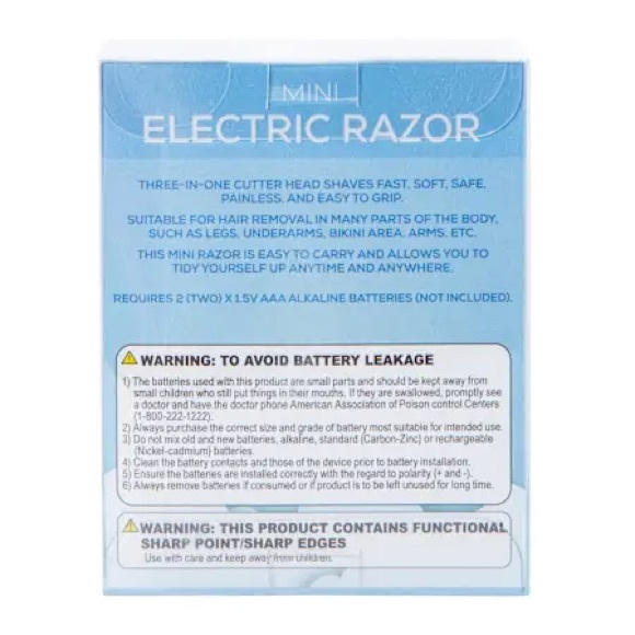 Mini Electric Razor, NWT - Picture 4 of 4